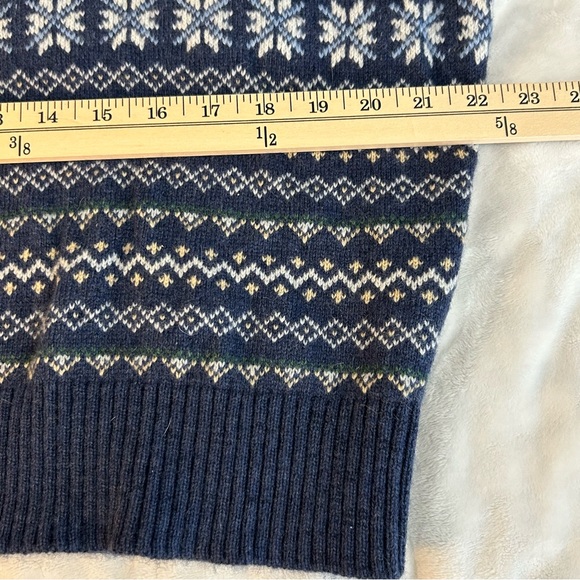 Crown & Ivy Men's Hound Christmas Tree Fairisle Crew Neck Sweater sz XL Holiday - Picture 10 of 12